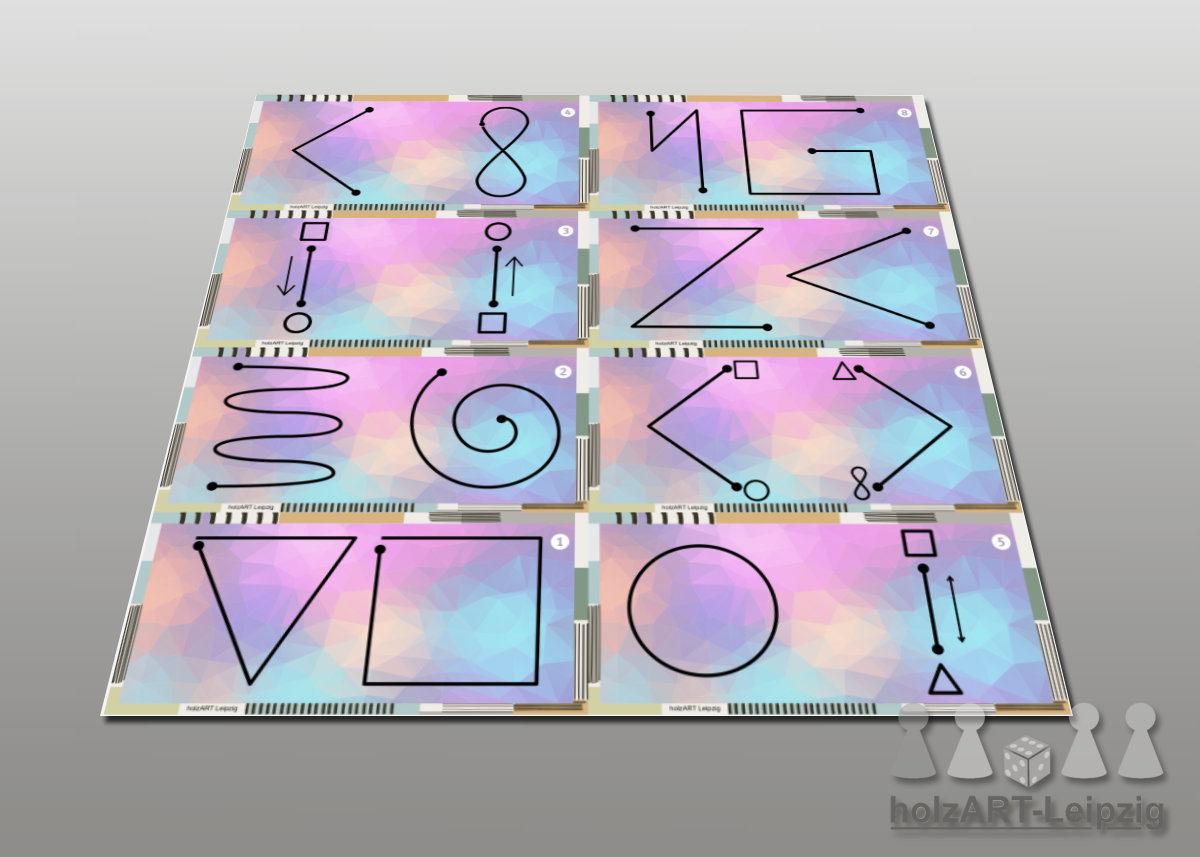 Motorikmatten 1-8 im Set