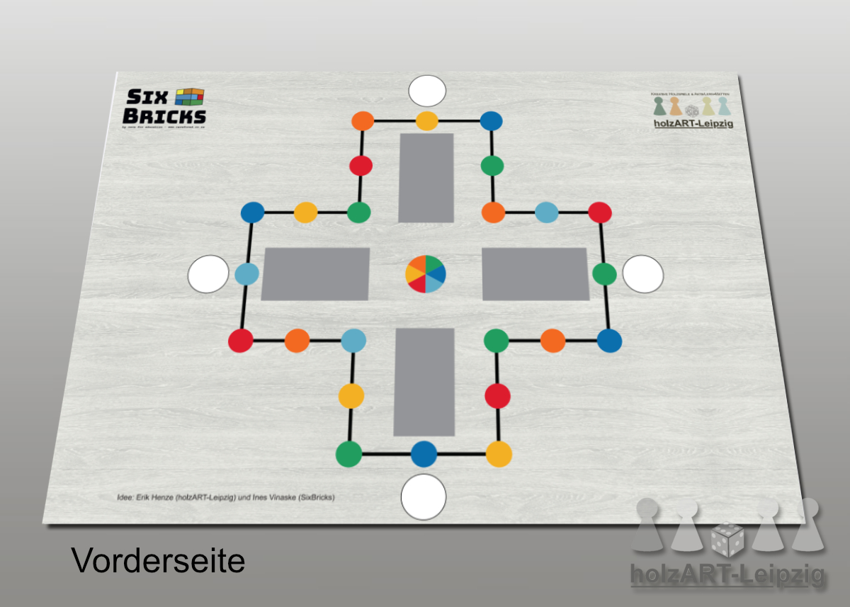 SixBricks-Board Kreuz/Dreieck