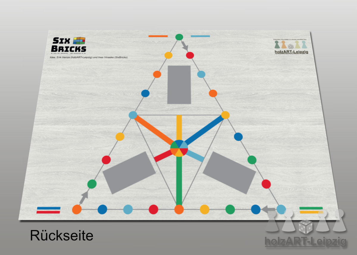 SixBricks-Board Kreuz/Dreieck