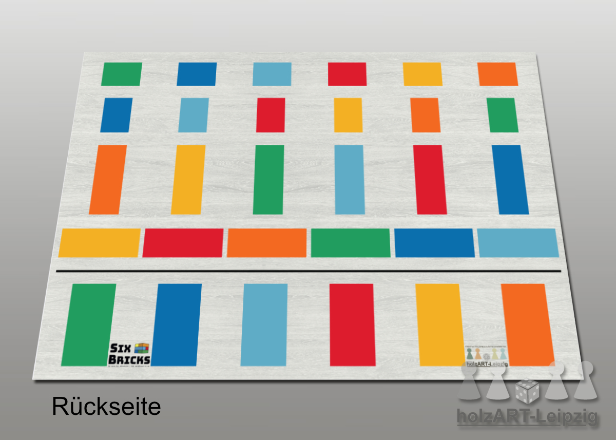 SixBricks-Board Lege-Muster